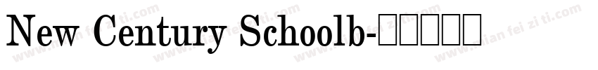 New Century Schoolb字体转换